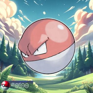 Pokémon Generation I 132 Voltorb Pokémon disguised as a forest berry