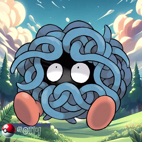 Tangela Pokémon entangled in forest vines