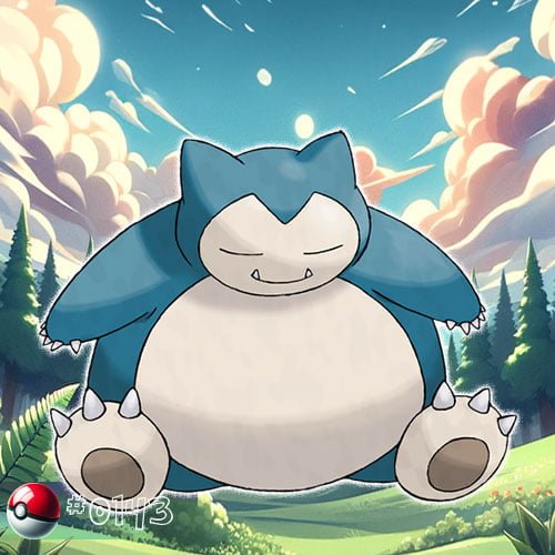 Snorlax 1 Snorlax Pokémon sleeping peacefully under the forest canopy