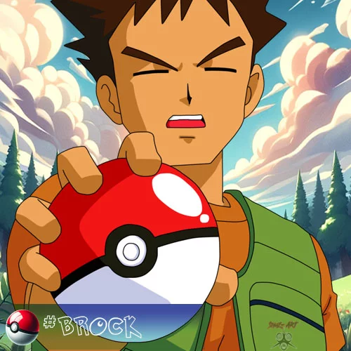 Brock - a Pokémon Breeder and a Pokémon Doctor from Pewter City, also Ash's travel companion.