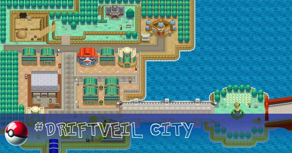 Driftveil City, a bustling port town, nestled in the Unova region.