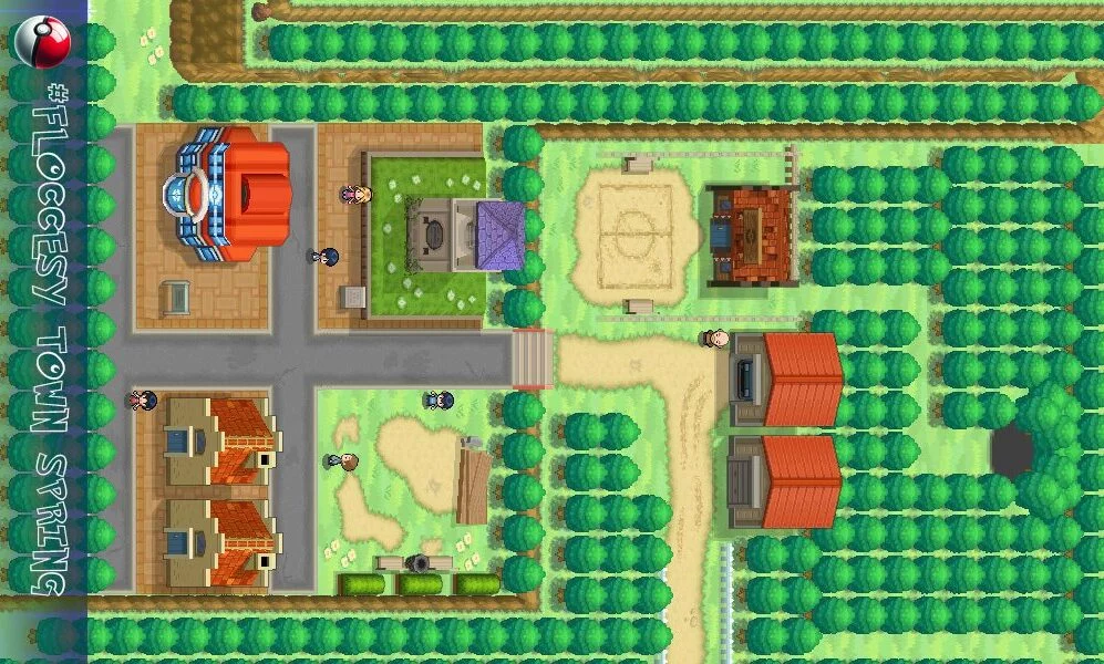 Floccesy Town, a place nestled in the verdant southwestern reaches of Unova.