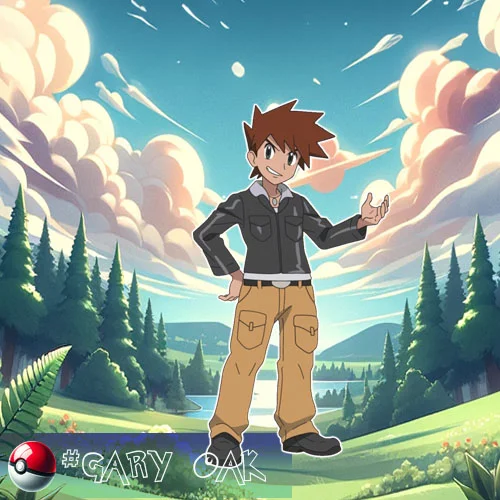 Gary Oak 1 Gary Oak - Ash Ketchum's a childhood friend and rival.