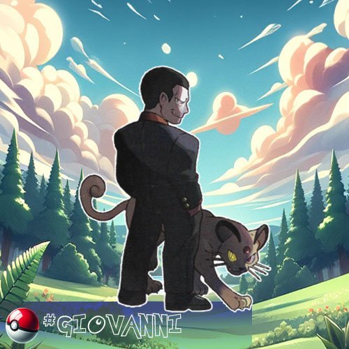 Ground type 5 Giovanni - an enigmatic leader of Team Rocket and the Gym Leader of Viridian City in Kanto region.