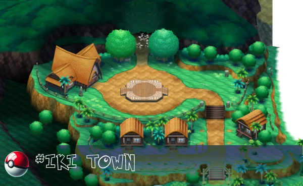 Alola region 2 Iki Town is a coastal town located on Melemele Island in the Alola region.