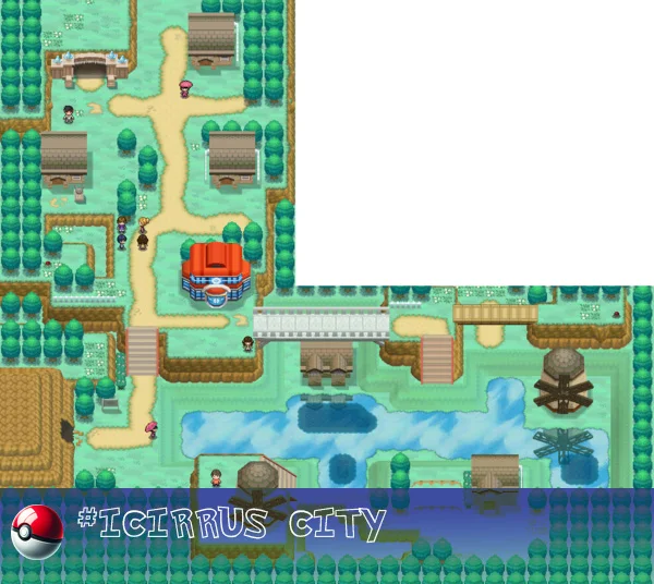 Icirrus City, a tranquil town, nestled in the Unova region.