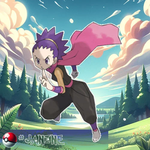 Janine - Koga's daughter a Fuchsia City Gym Leader in Kanto.