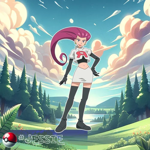 Jessie - key member of Team Rocket, along with James and Meowth.