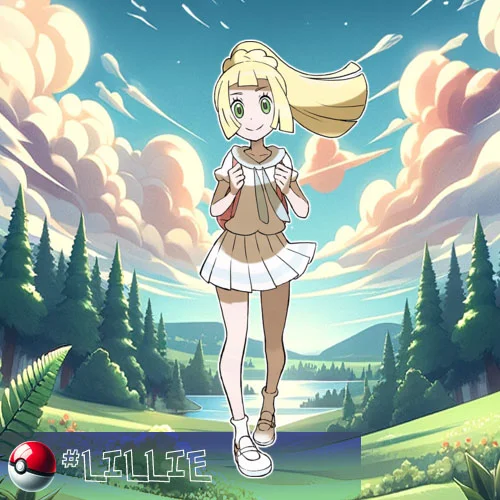 Lillie - a Fairy-type Pokémon Trainer.