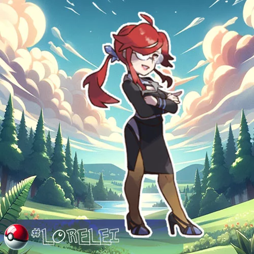 Lorelei - a first member of the Elite Four in Kanto, specialized in Ice-type Pokémon.