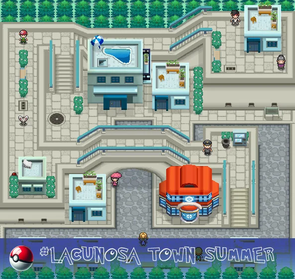 Lacunosa Town, a serene place nestled in the Unova region.