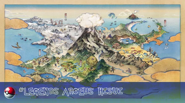 Hisui region in Pokémon Legends: Arceus.