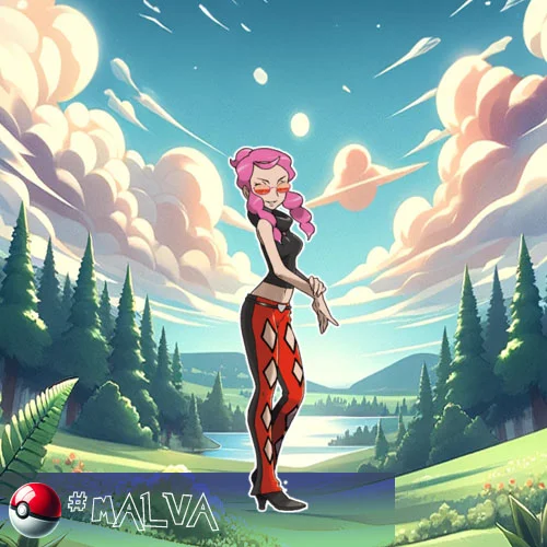 Malva - a Fire-type Elite Four member in Kalos region.