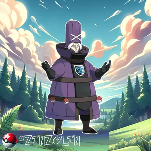 Pokémon Trainers 162 Zinzolin - one of the Seven Sages of Team Plasma.