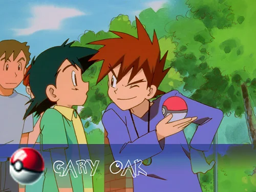 Gary Oak 2 Gary Oak with Ash Ketchum.