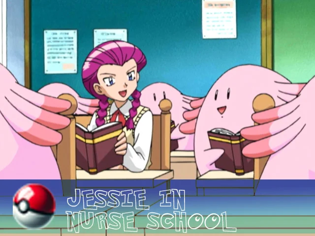 Jessie in Nurse School.