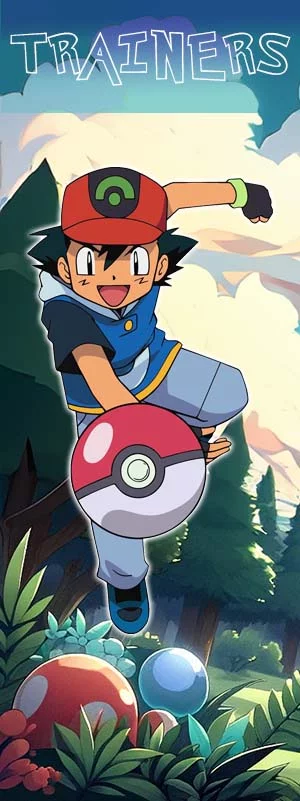 Pokémon Trainers cover - Ash Ketchum