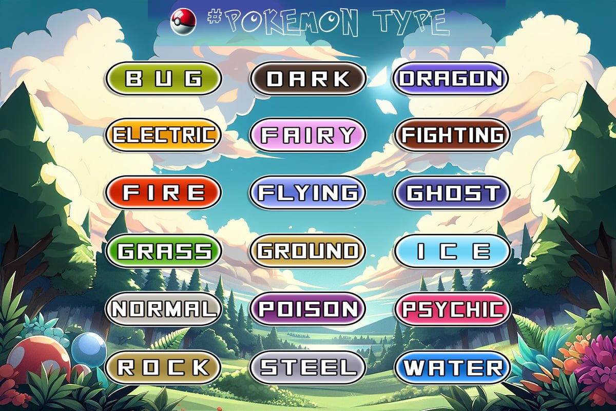 Pok mon Types And Type Charts Pokemon Goods Guide Pok mon Types And Type Charts Pokemon Goods Guide