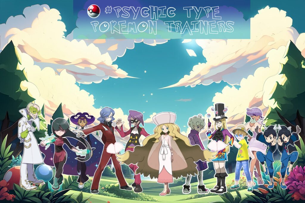 Psychic type 4 All Psychic type Pokémon Trainers