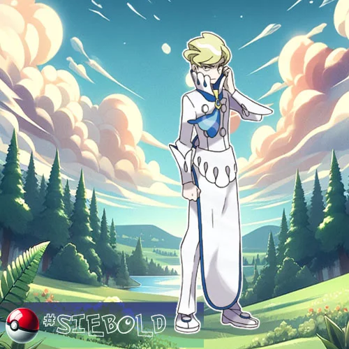 Siebold - a Water-type Elite Four member in Kalos region.