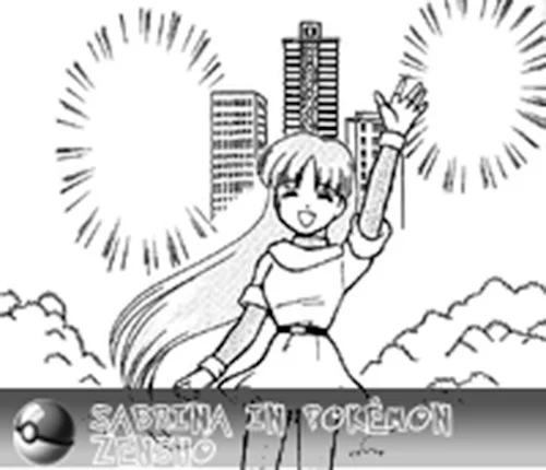 Sabrina in Pokémon Zensho manga.
