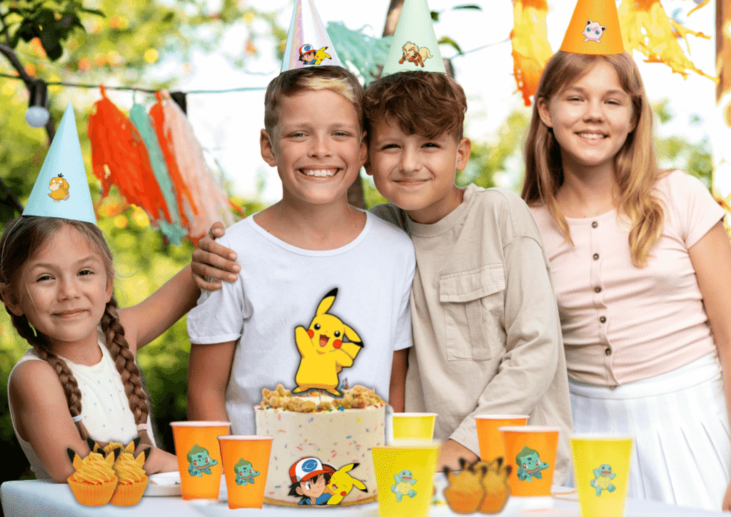 Pokémon themed birthday party 1 Pikachu birthday party.